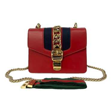 Gucci Sylvie Flap Chain leather crossbody bag - image 1