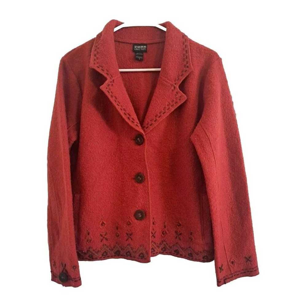 Nomadic Traders Wool Vintage Cardigan Sweater Wom… - image 1