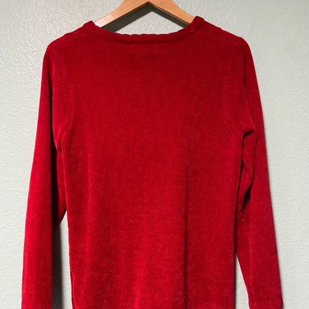 Vintage Drapers and Damons Women's Red Velvet Lik… - image 2