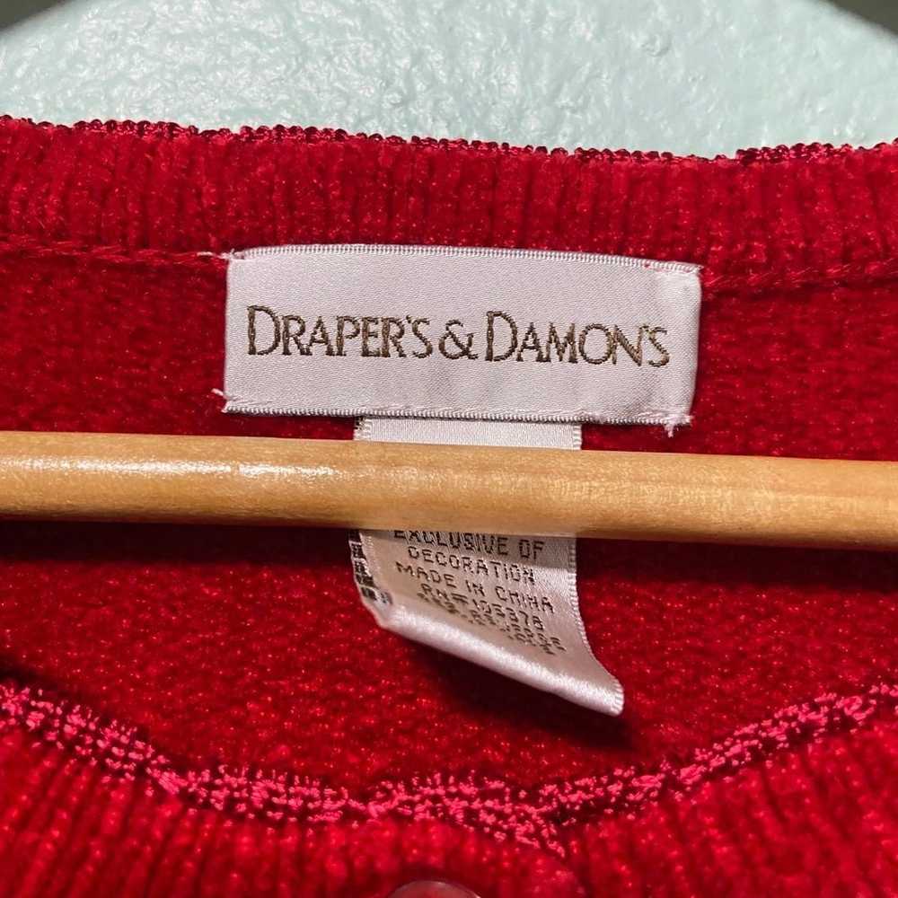 Vintage Drapers and Damons Women's Red Velvet Lik… - image 5