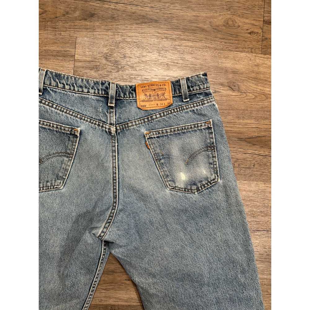 Levi's Vintage 1997 Orange Tag Levi's 550 Mens Re… - image 3