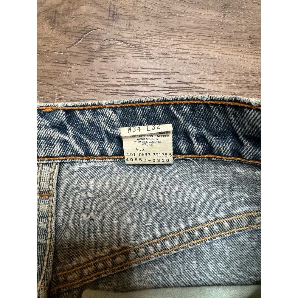 Levi's Vintage 1997 Orange Tag Levi's 550 Mens Re… - image 4