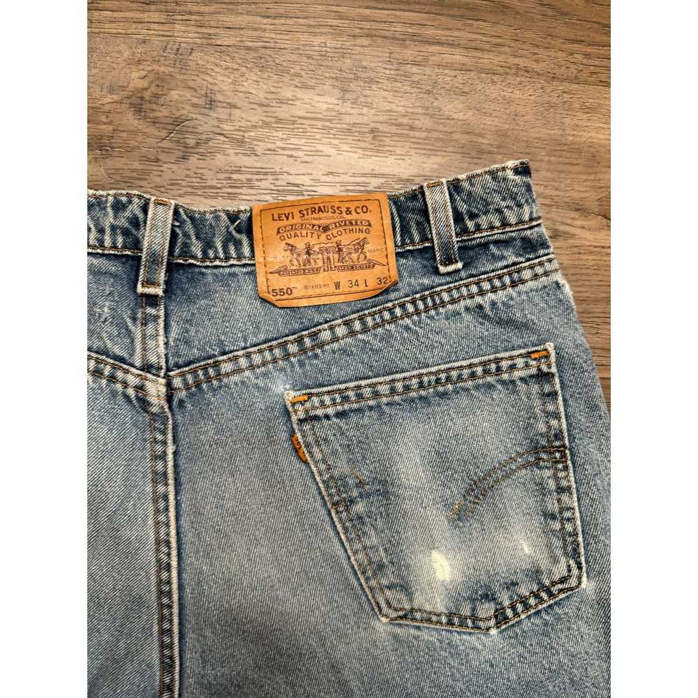 Levi's Vintage 1997 Orange Tag Levi's 550 Mens Re… - image 6