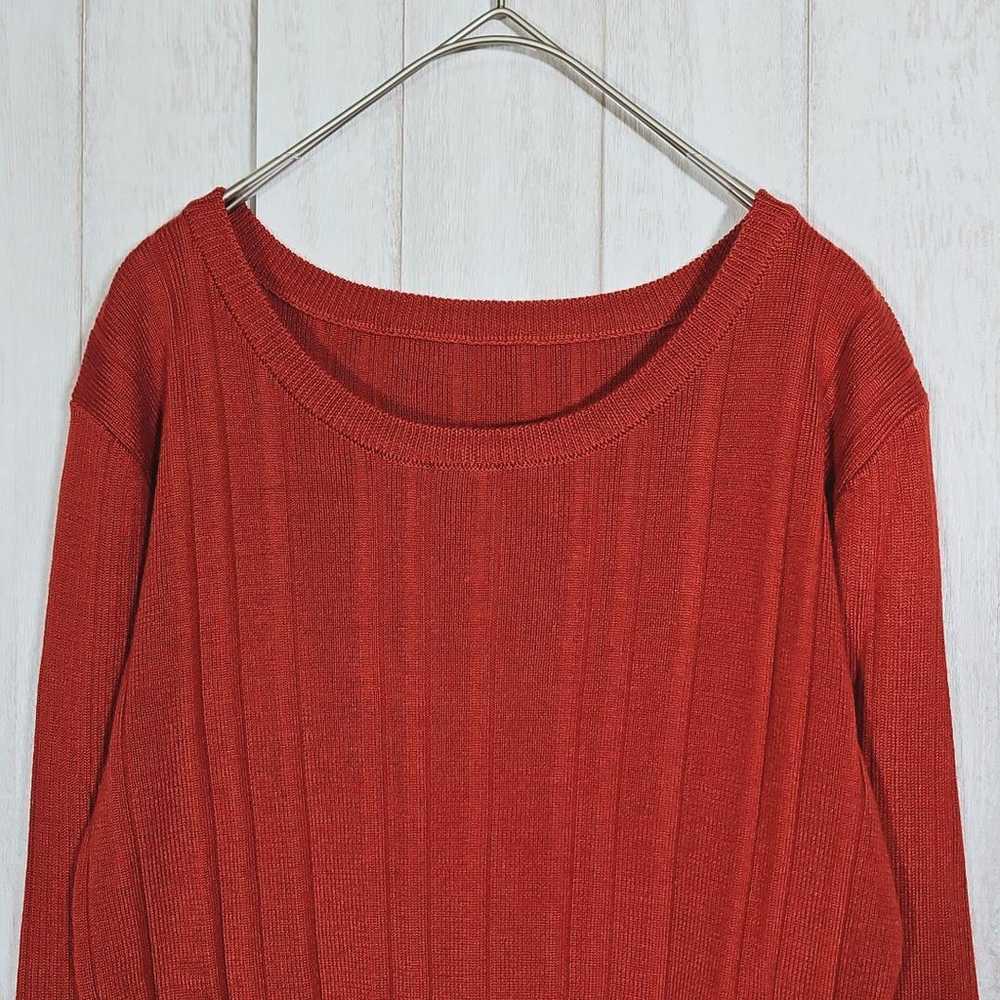 MEDDUM Medume M size Thin Knit Sweater Long Sleev… - image 2