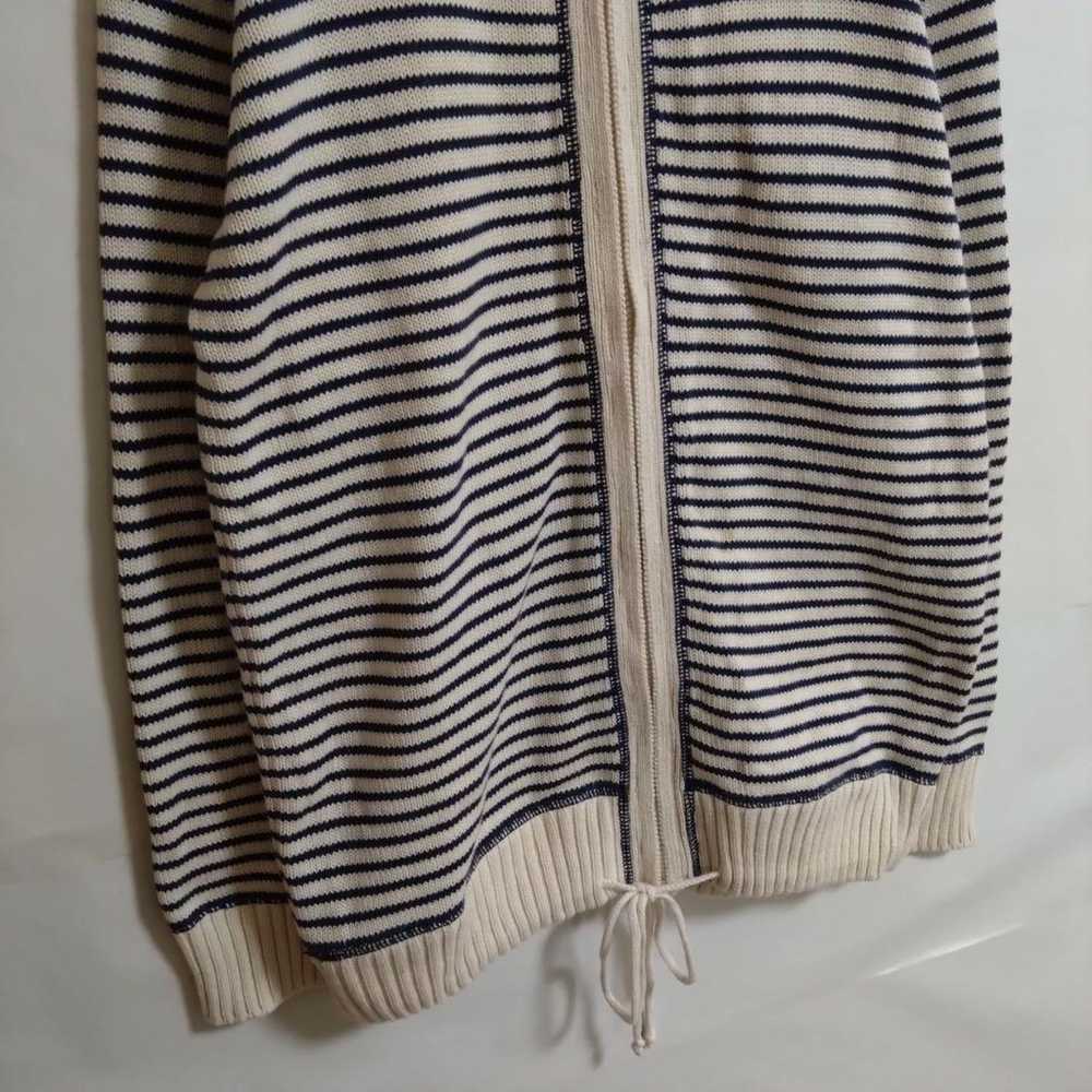 ☆ [Day and DAY] Tops Full Zip Knit Cotton Border - image 3