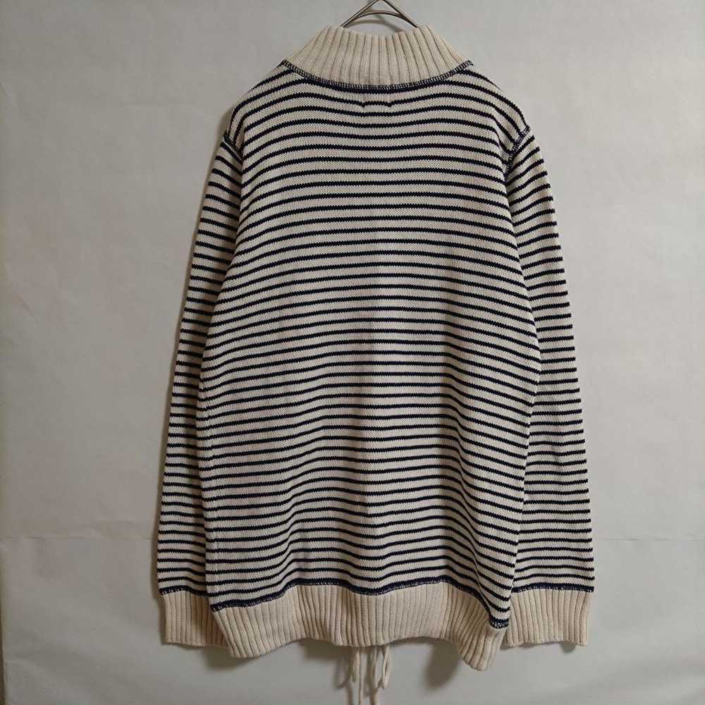 ☆ [Day and DAY] Tops Full Zip Knit Cotton Border - image 8