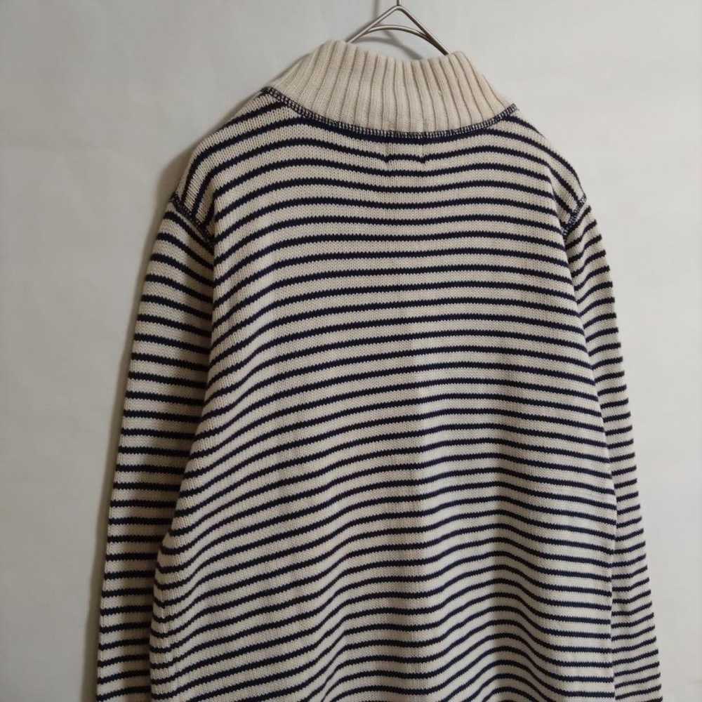 ☆ [Day and DAY] Tops Full Zip Knit Cotton Border - image 9