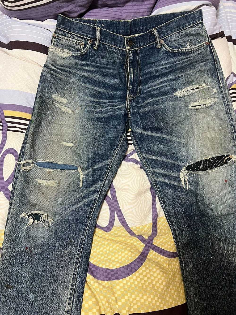 Visvim visvim journeyman ict 20aw Cashew flower jeans