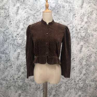 Vintage Ladies Bolero Brown Autumn/Winter