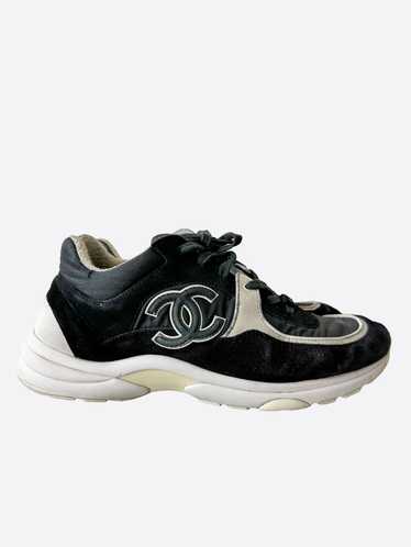 Chanel Chanel Black & White CC Logo Trainers