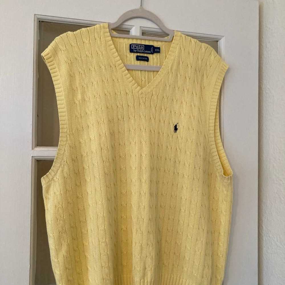 Vintage Polo by Ralph Lauren sweater vest - image 4