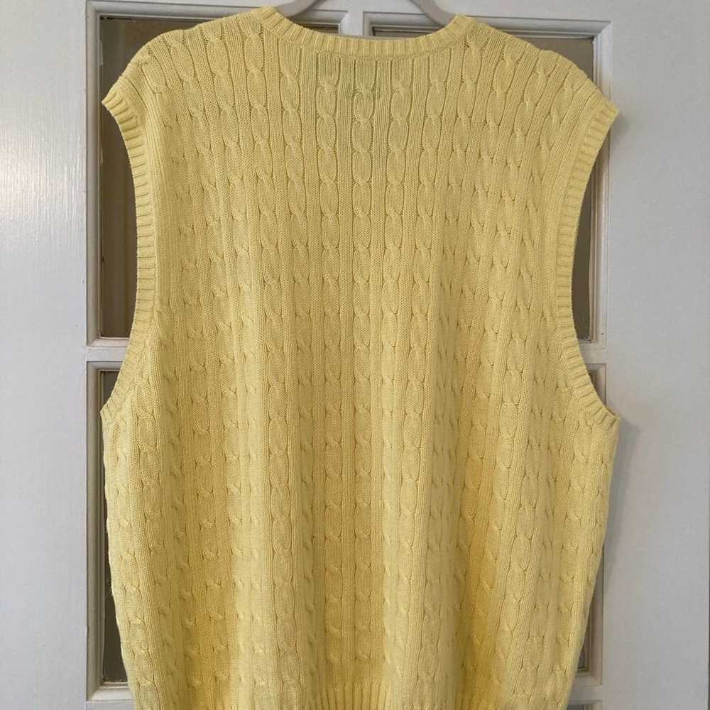 Vintage Polo by Ralph Lauren sweater vest - image 7