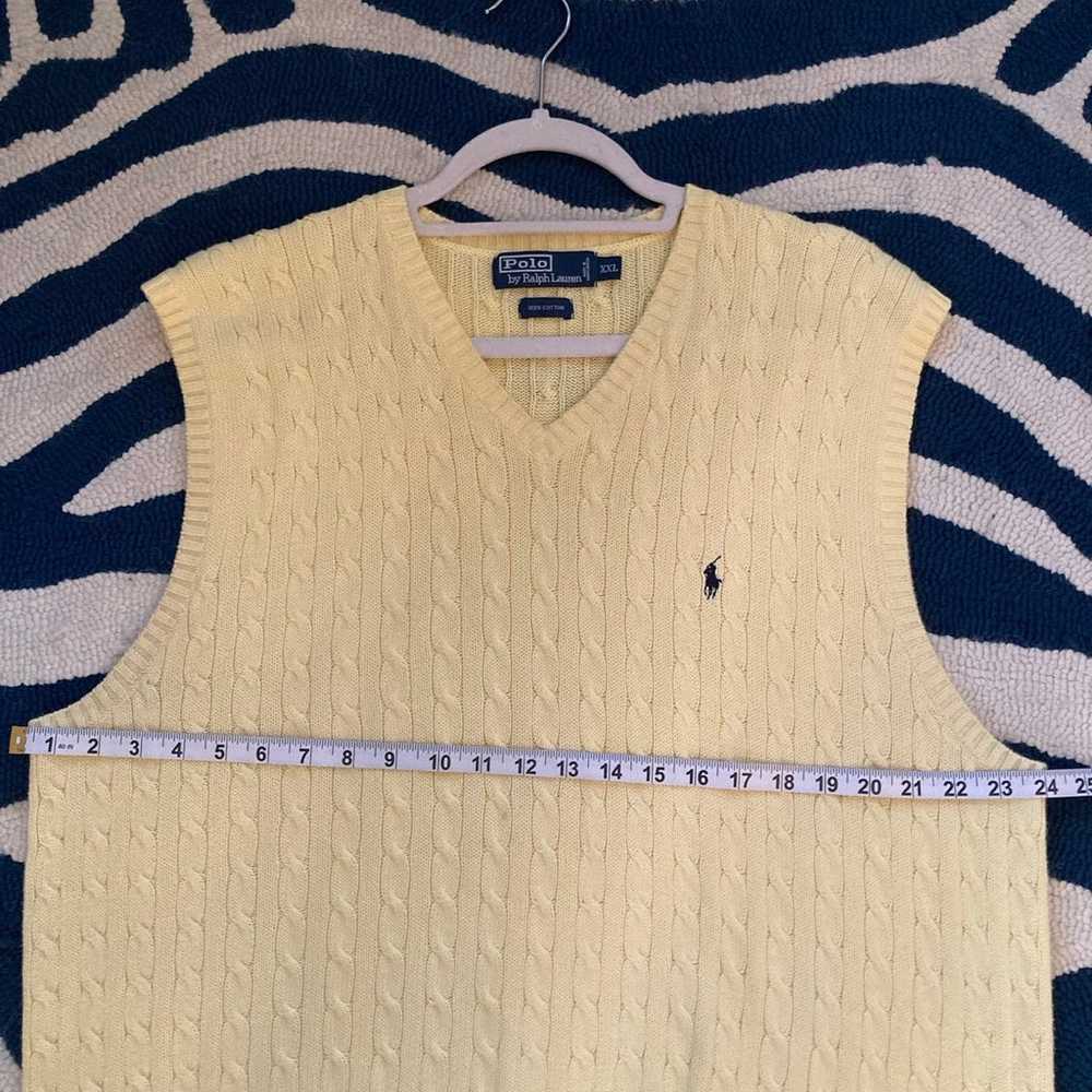 Vintage Polo by Ralph Lauren sweater vest - image 8