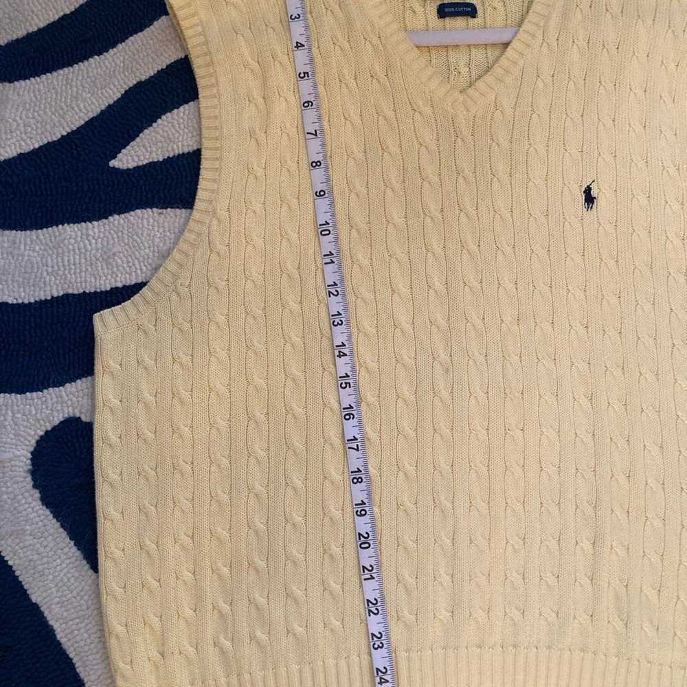 Vintage Polo by Ralph Lauren sweater vest - image 9