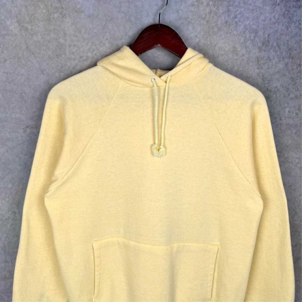 Vintage VTG 80s Blank Hoodie Sweatshirt Womens Sz… - image 7