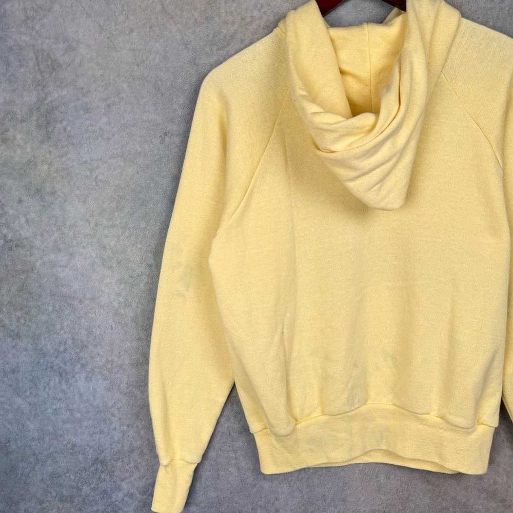 Vintage VTG 80s Blank Hoodie Sweatshirt Womens Sz… - image 8