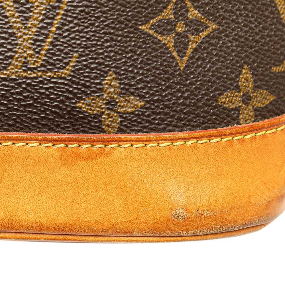 Brown Louis Vuitton Monogram Alma PM Handbag - image 10