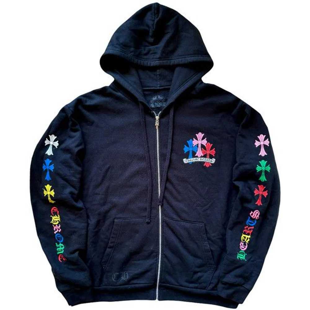 Chrome Hearts Chrome Hearts Multicross Zip-Up Hoo… - image 1