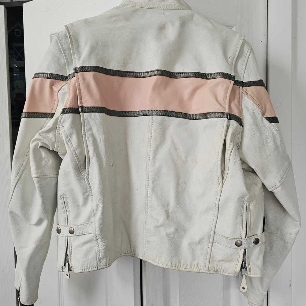 Vintage 90s Hot Leathers Biker Jacket - image 2