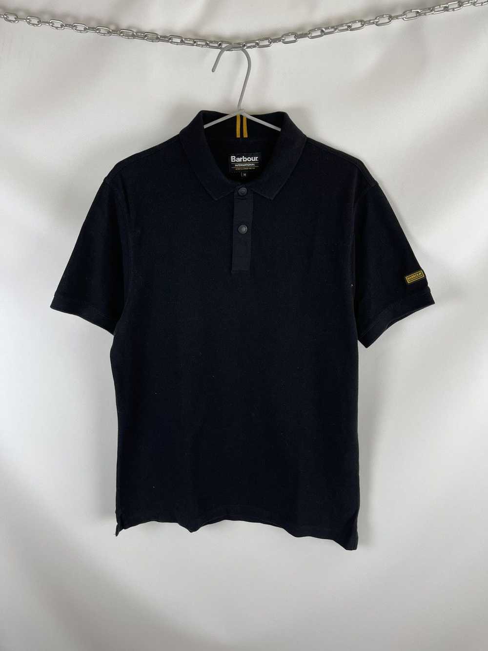 Barbour Barbour International logo striped polo t… - image 2