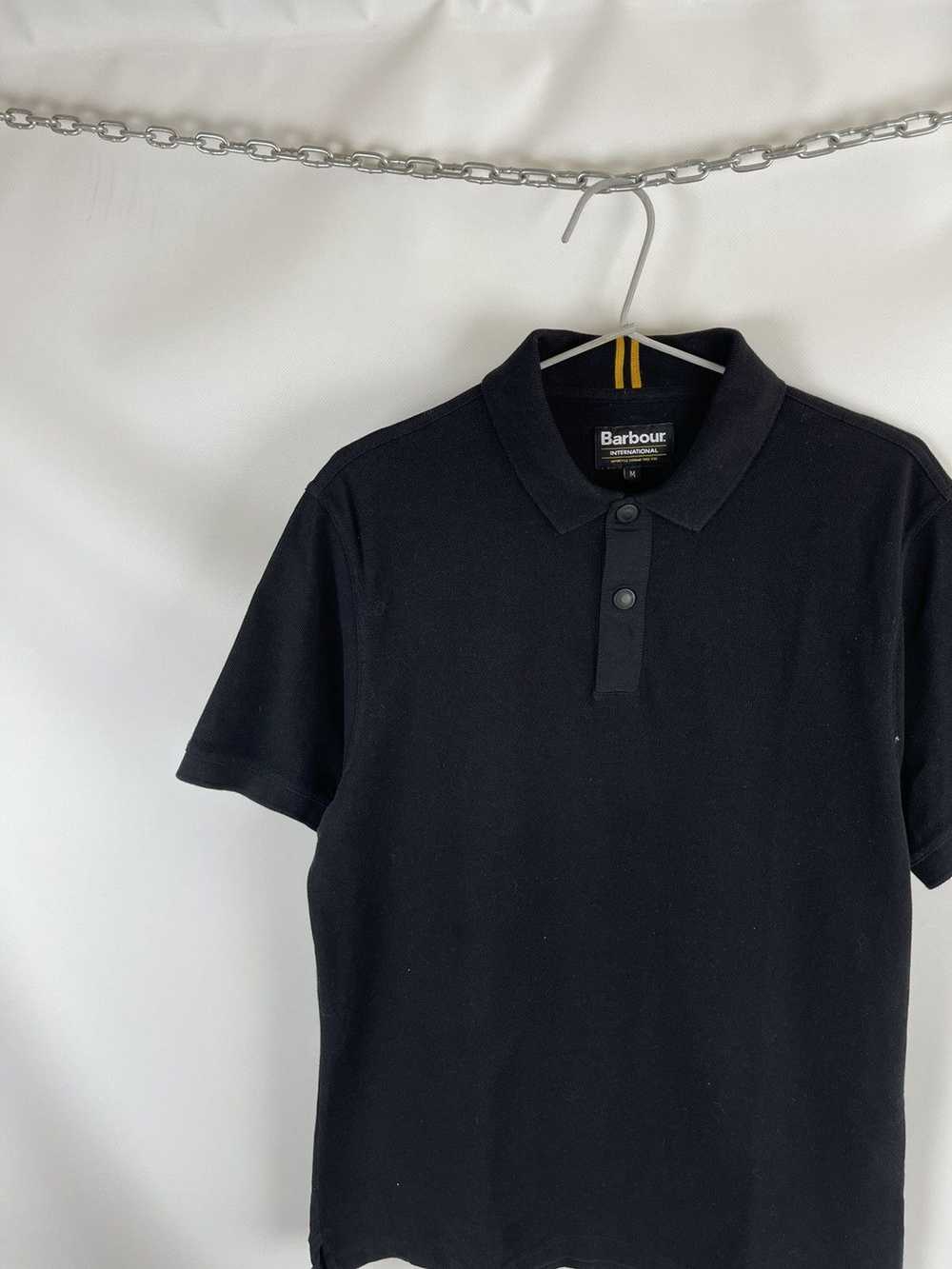 Barbour Barbour International logo striped polo t… - image 3