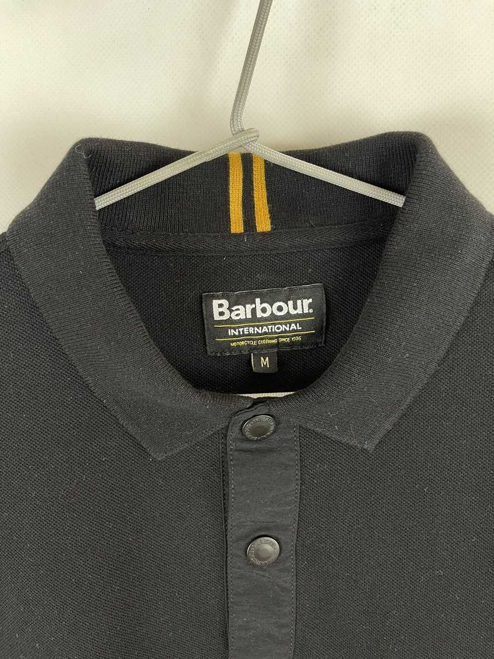 Barbour Barbour International logo striped polo t… - image 6