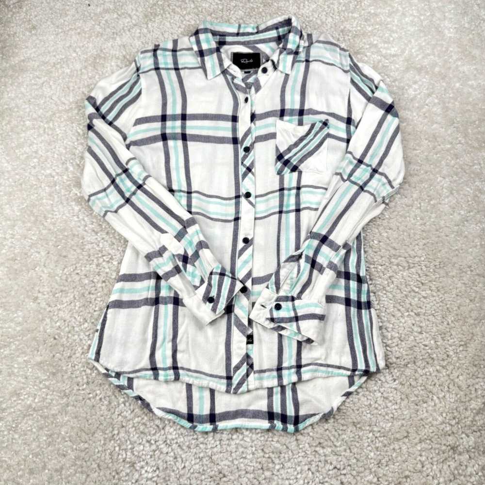 Rails Rails Hunter Flannel Plaid Button Up Shirt … - image 1