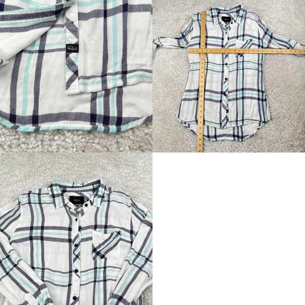 Rails Rails Hunter Flannel Plaid Button Up Shirt … - image 4