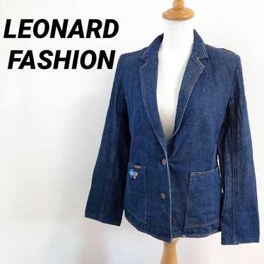 LEONARD FASHION Leonard Denim Jacket Embroidery F… - image 1