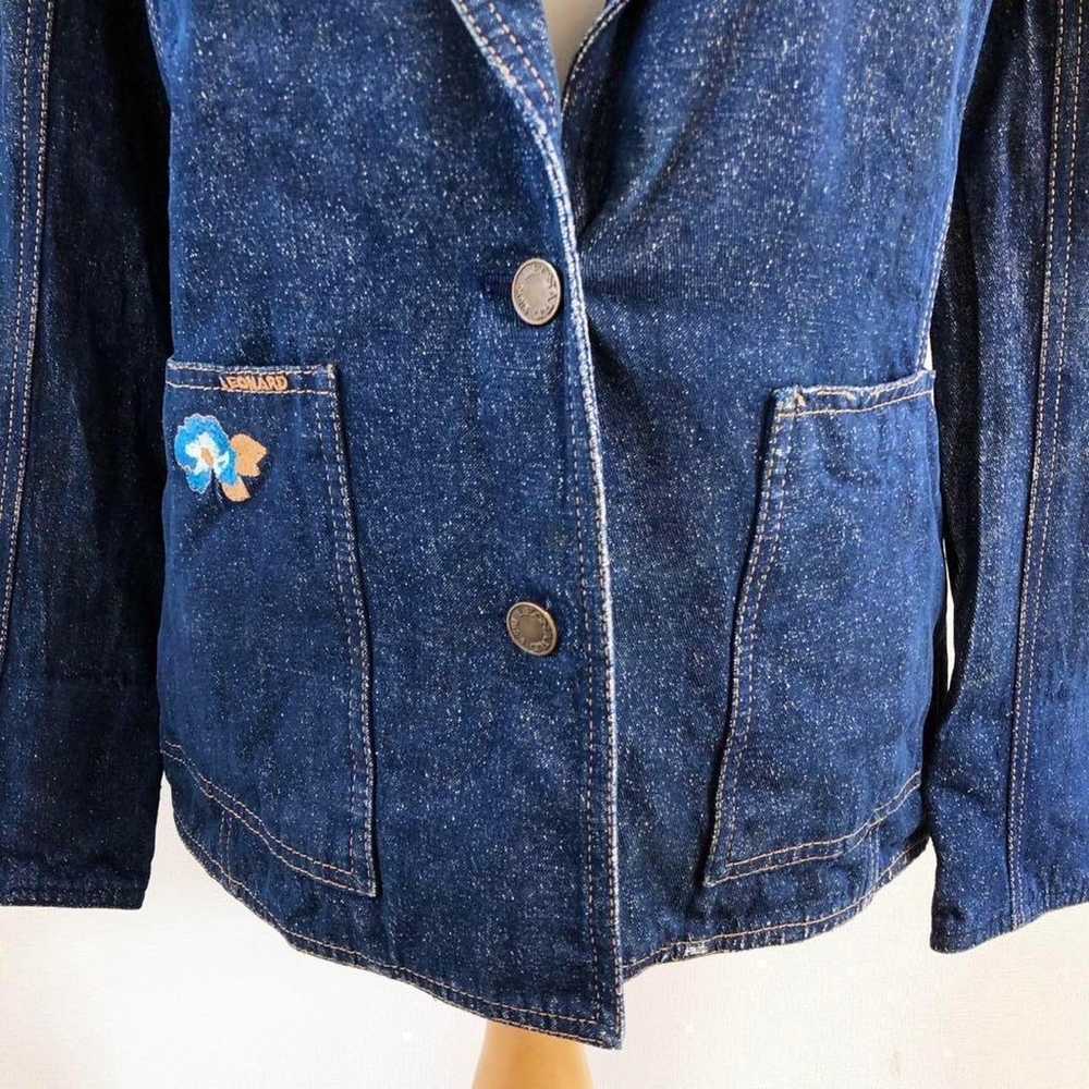 LEONARD FASHION Leonard Denim Jacket Embroidery F… - image 3