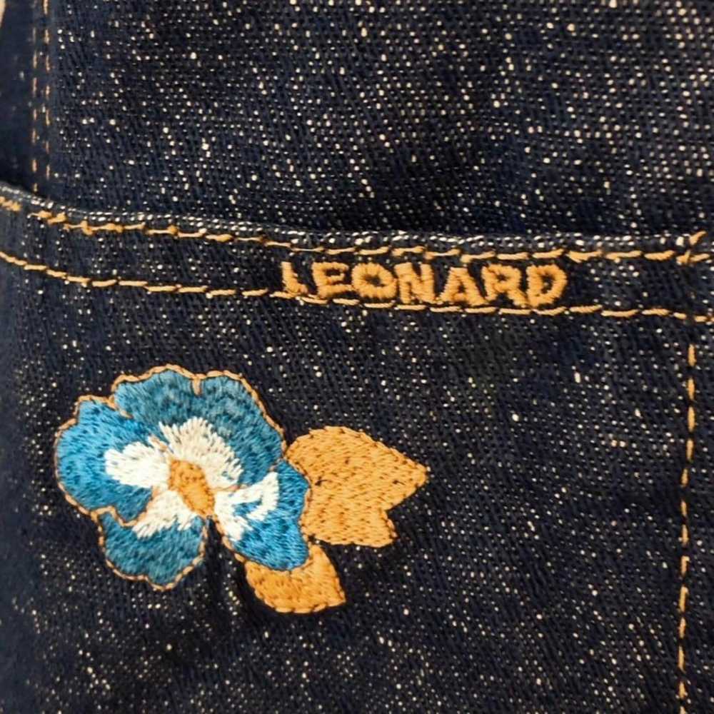 LEONARD FASHION Leonard Denim Jacket Embroidery F… - image 4