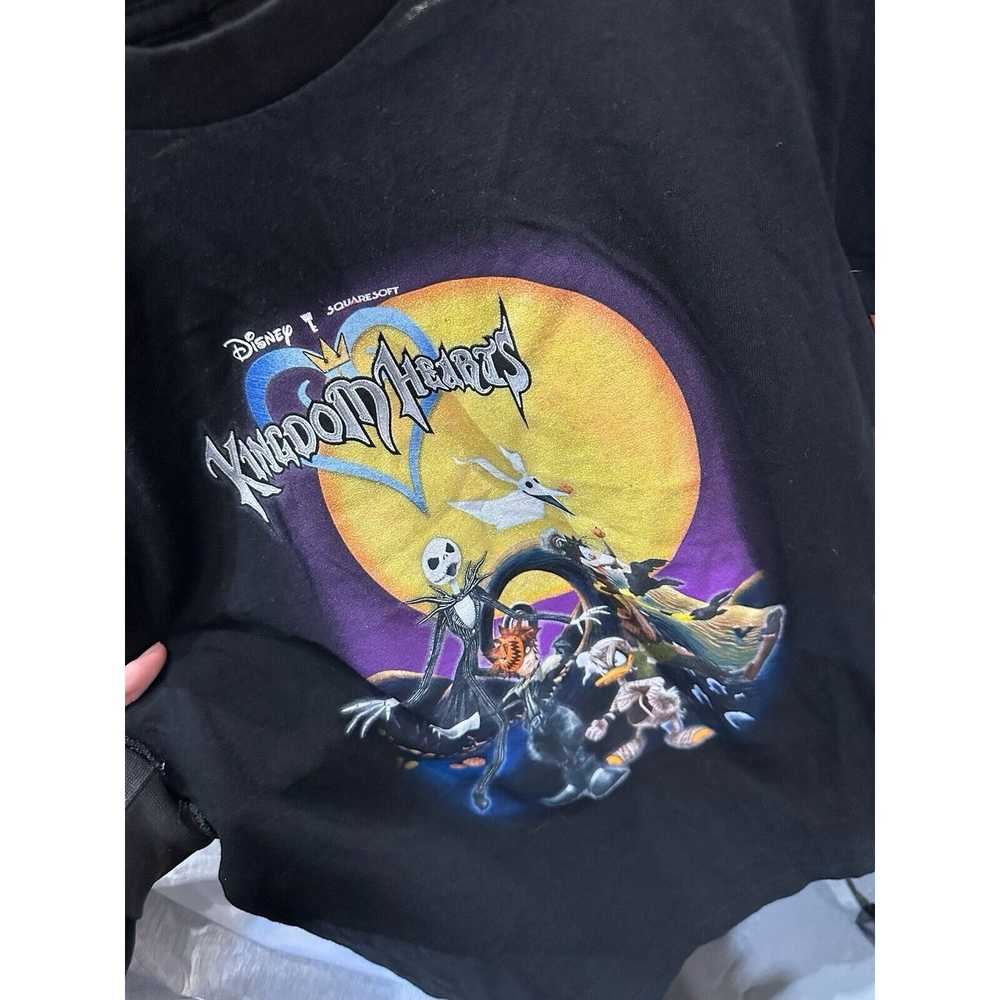 Giant VTG 90s Disney Kingdom Hearts T-Shirt Youth… - image 3