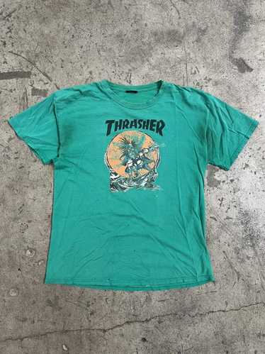 Thrasher × Vintage Rare 90s Thrasher Pushead distr