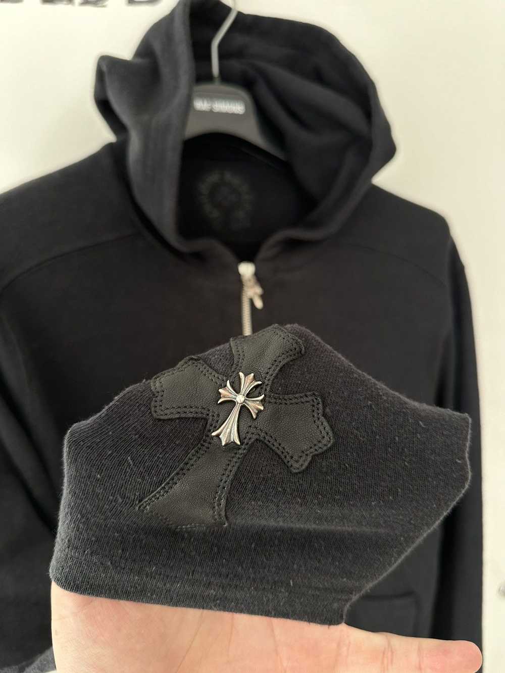 Chrome Hearts Chrome hearts cross patches zip up … - image 7