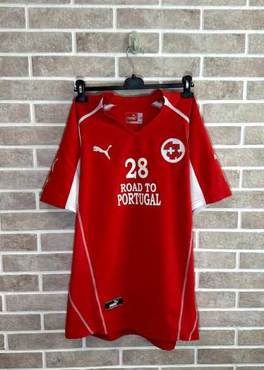 Puma × Soccer Jersey × Vintage Puma Switzerland 20