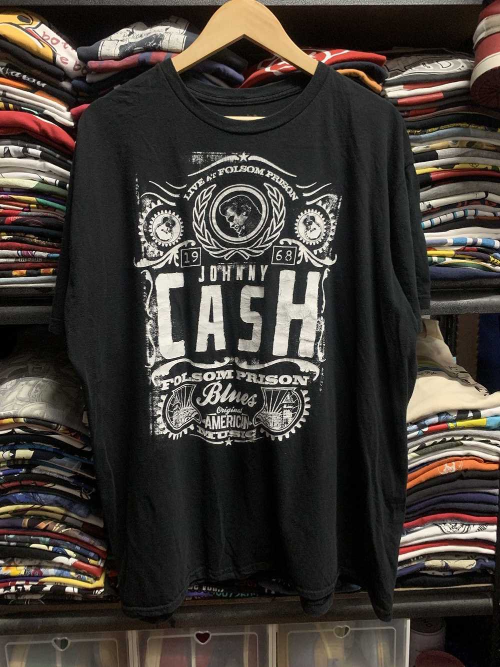 Band Tees × Rock Tees × Vintage Johnny Cash Folso… - image 1