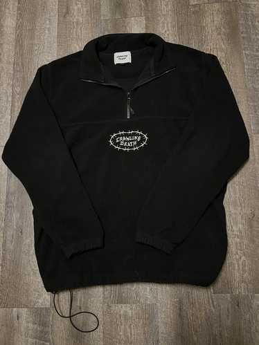 Streetwear Crawling Death Barbed Wire Fleece Pullo