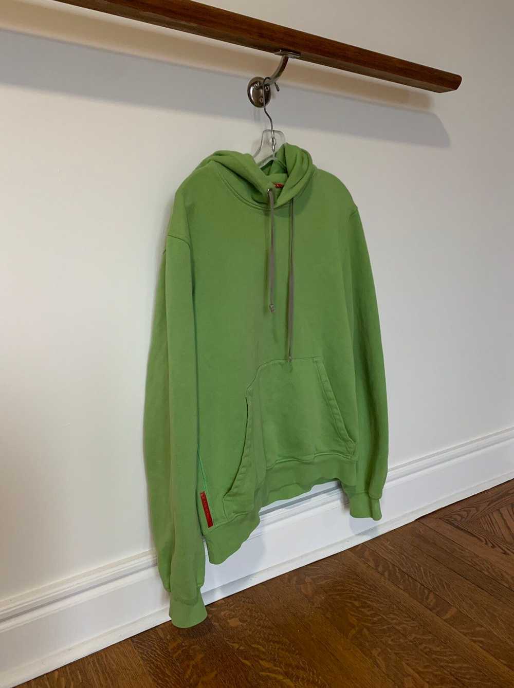 Prada × Vintage Cute Ass Green Prada Pullover Hoo… - image 1