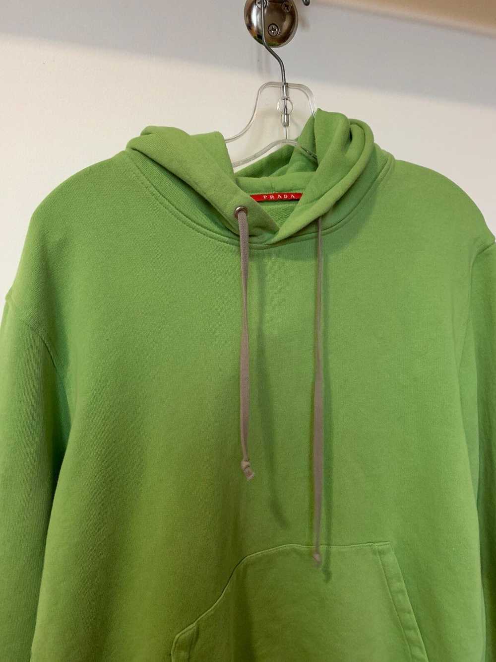 Prada × Vintage Cute Ass Green Prada Pullover Hoo… - image 4