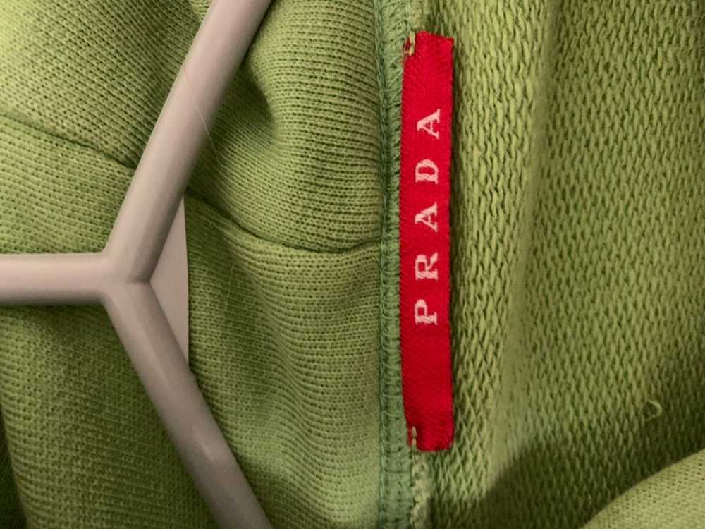 Prada × Vintage Cute Ass Green Prada Pullover Hoo… - image 8