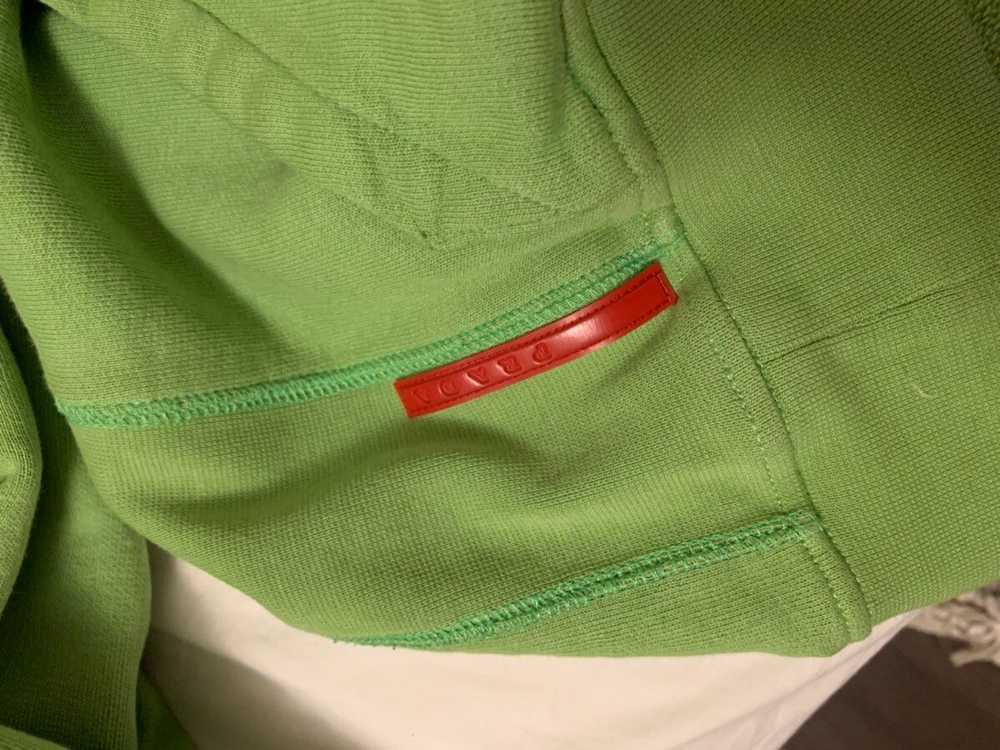 Prada × Vintage Cute Ass Green Prada Pullover Hoo… - image 9