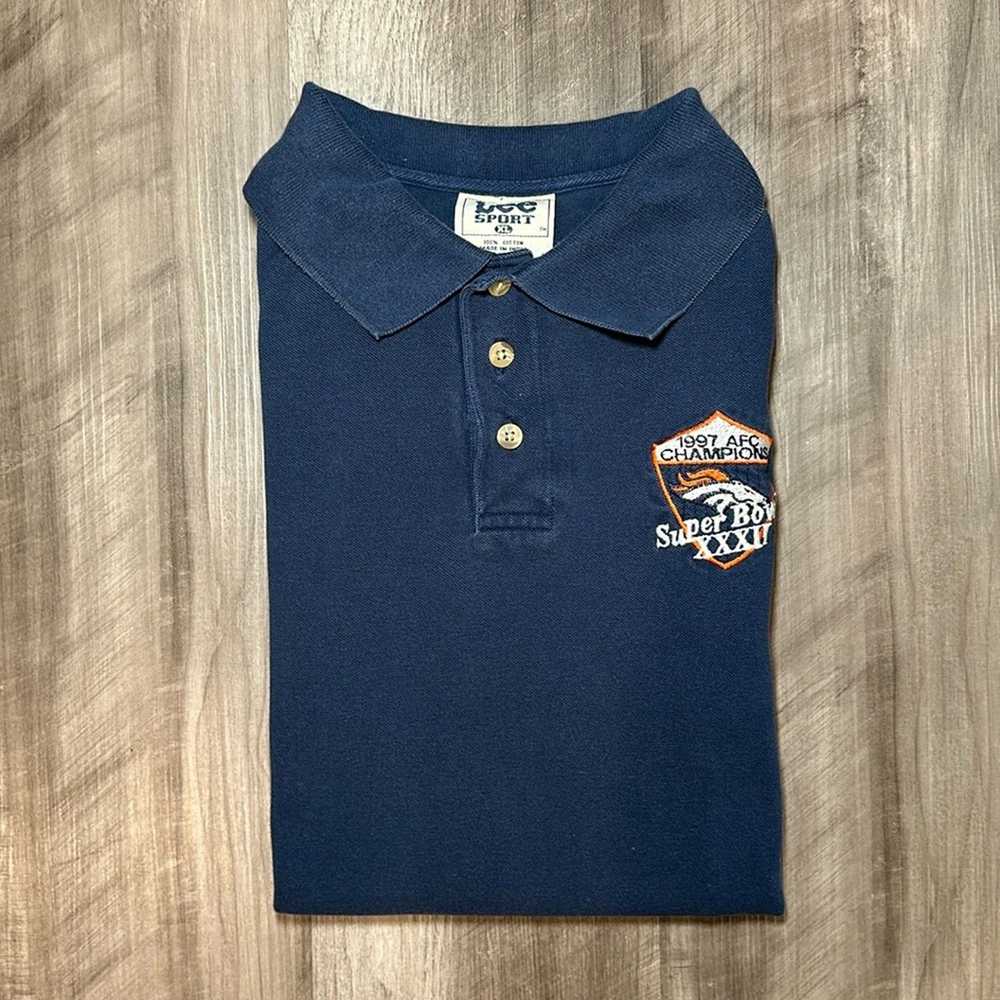 Lee Denver Broncos Vintage Lee Sport Polo - XL - image 1