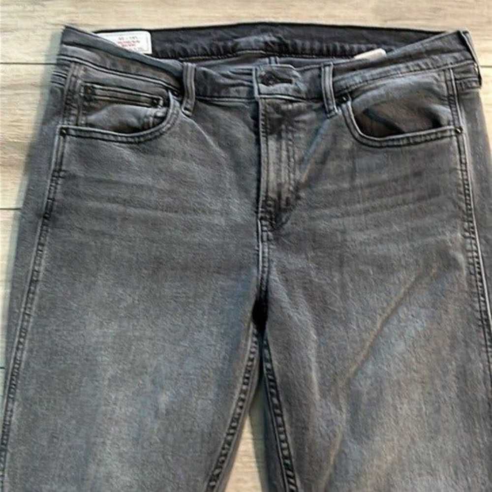 GAP vintage slim mid rise jeans size 32 in gray w… - image 2