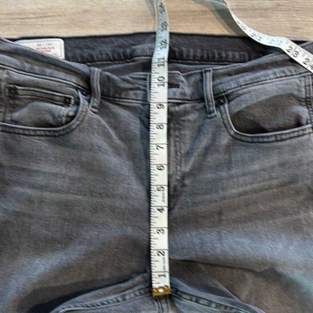 GAP vintage slim mid rise jeans size 32 in gray w… - image 6