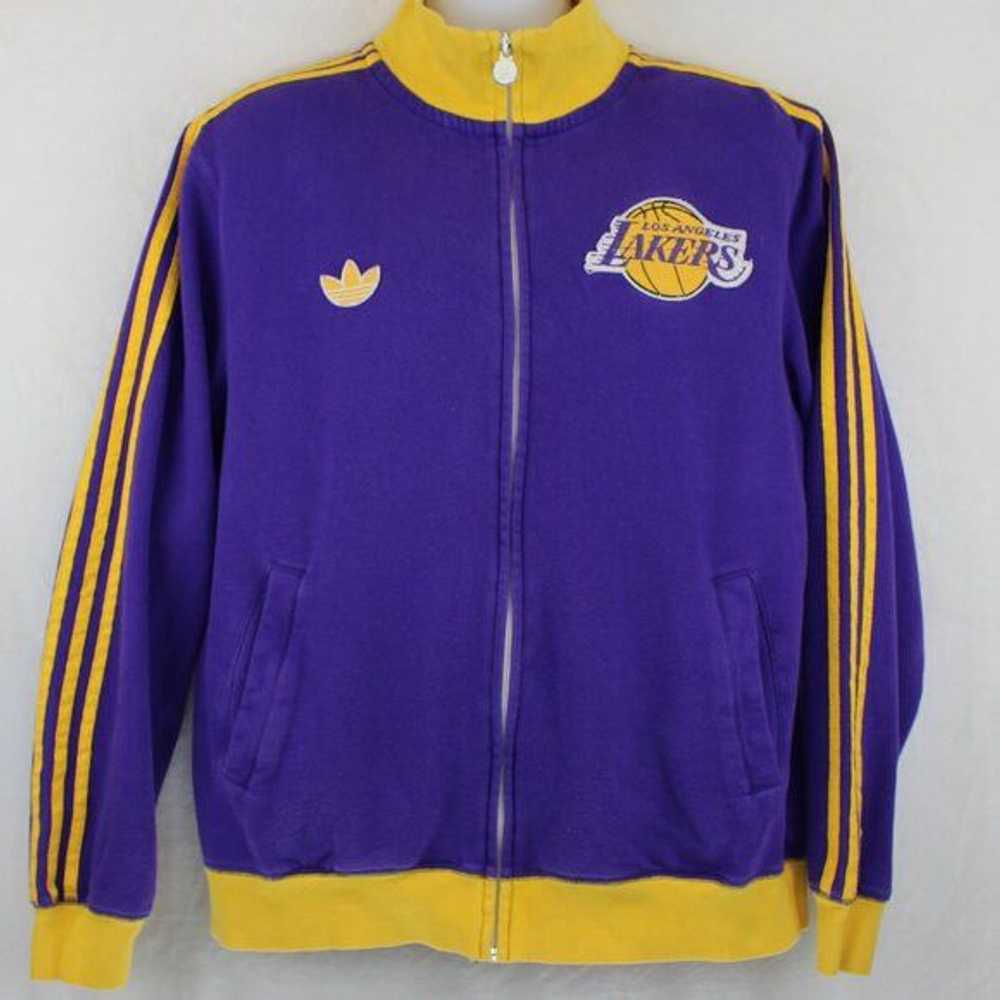 Adidas Adidas Los Angeles Lakers Varsity Zip Jack… - image 1