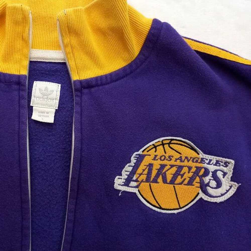 Adidas Adidas Los Angeles Lakers Varsity Zip Jack… - image 4