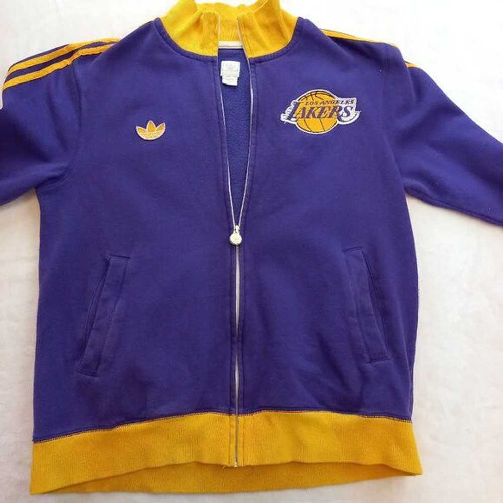 Adidas Adidas Los Angeles Lakers Varsity Zip Jack… - image 5