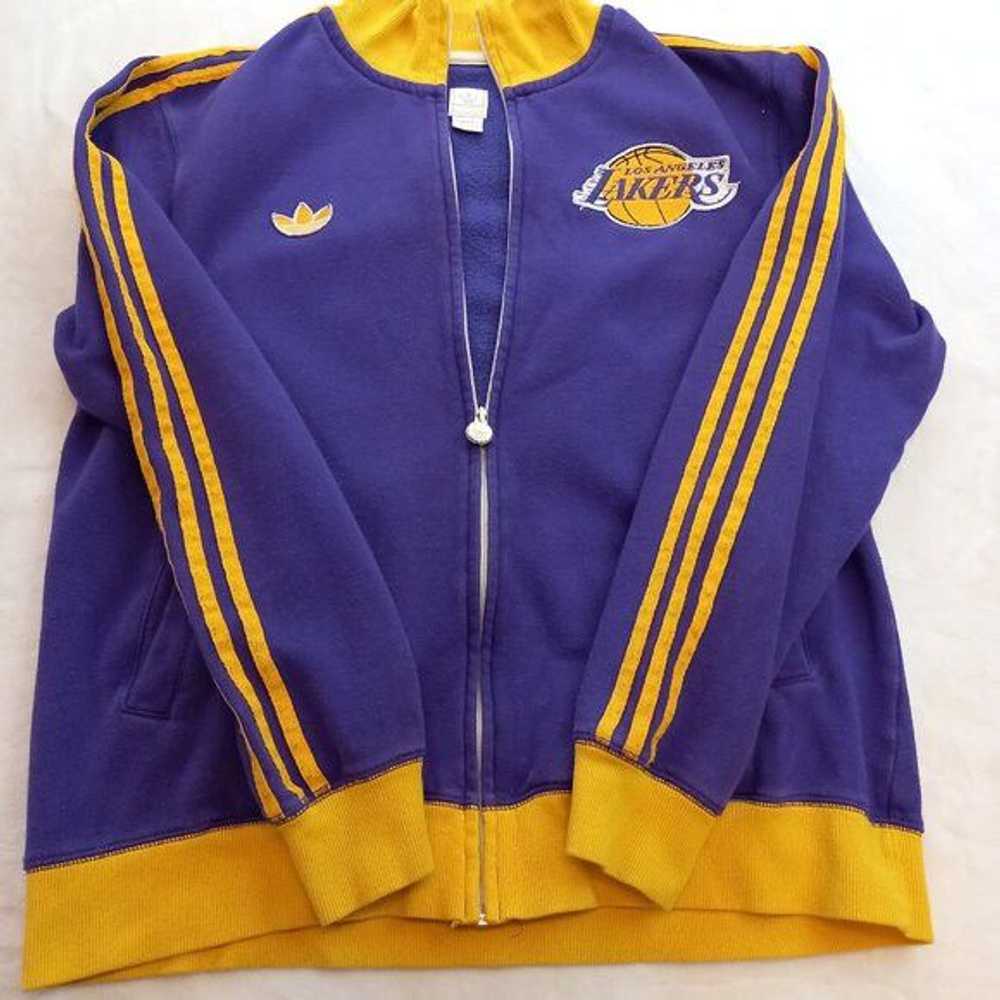 Adidas Adidas Los Angeles Lakers Varsity Zip Jack… - image 6