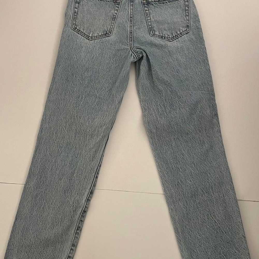 PacSun High Rise Straight Leg Jeans Light Blue Wo… - image 5