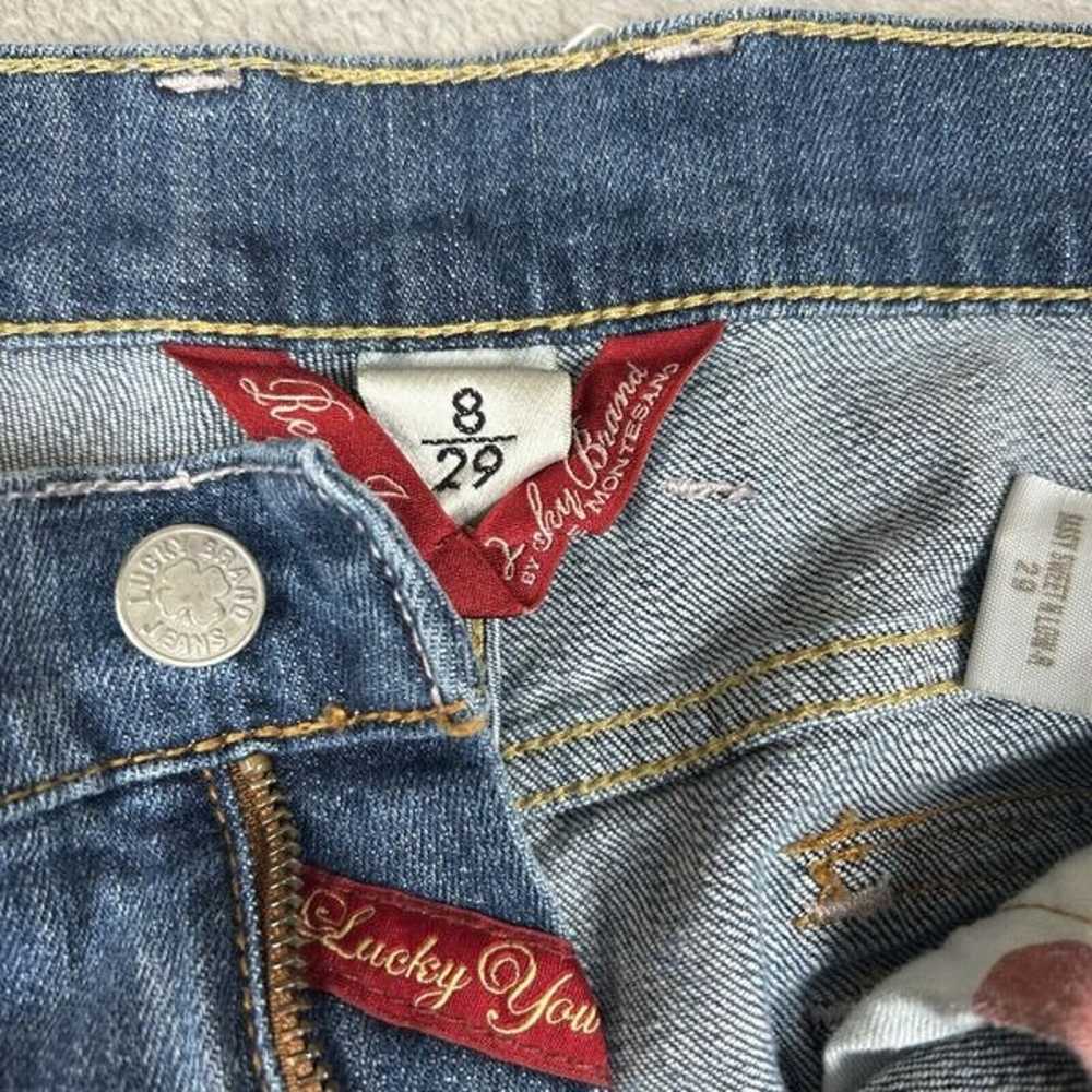 Vintage Y2K Lucky Brand Women’s Lil Gem Jeans 8 2… - image 8